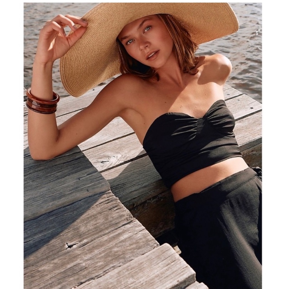 Free People Rendezvous Strapless Skirt Set-XL